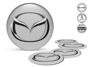 Mazda Harz-Dome-Sticker Nabenplaketten-Stil